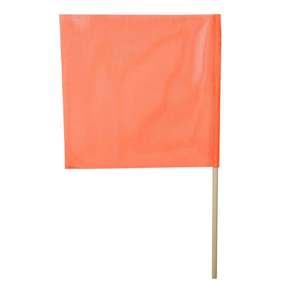 Warning flags with brackets
