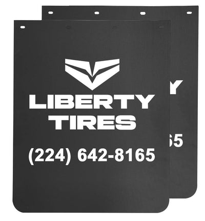 Wide Black Mud Flap 24 Inch