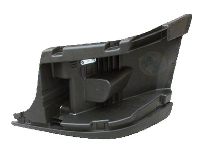 Bumper Reinforcement - LH Corner Bumper Reinforcement with Holes, Black, 2018+, Freightliner New Cascadia