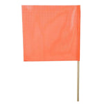 Warning flags with brackets - View 1