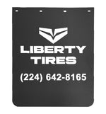 Wide Black Mud Flap 24 Inch - View 2