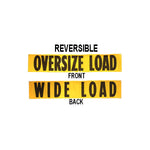 84" x 18" Oversize/Wide Load Vinyl Sign Banner w/ Bungee Co - View 2