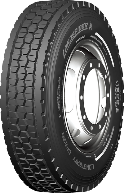 Landspider LONGTRAXX DR220 11R22.5 - Side View