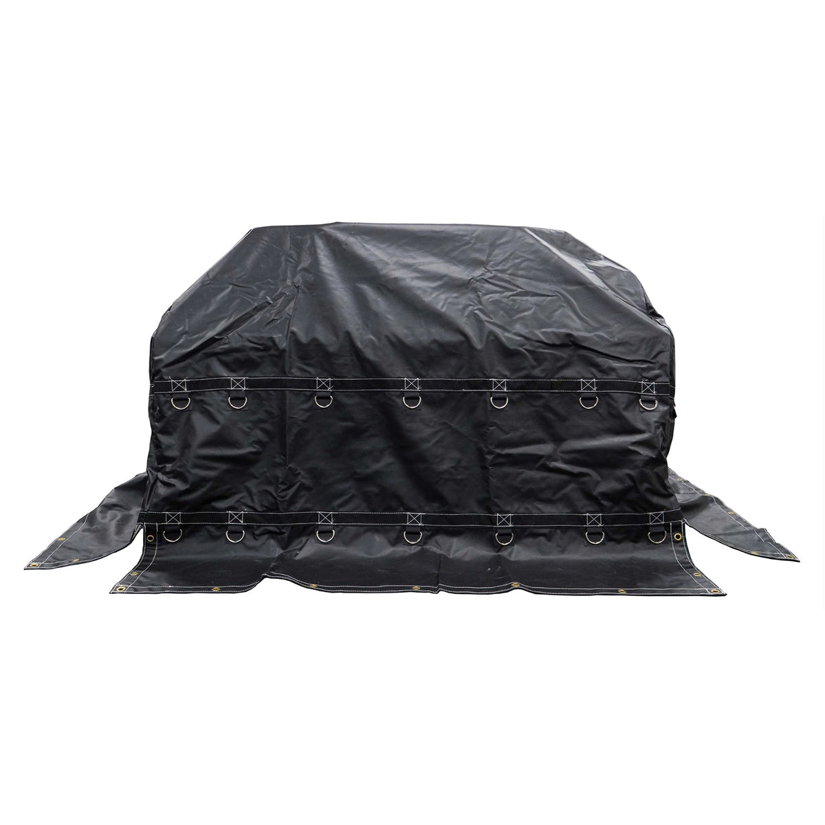 Heavy Duty Coil Tarp - 6'x6'x6' - 18 oz. Black Tarp