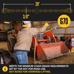 3/8"x20ft Grade 70 Transport Chain - View 3