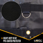 Coil Tarp - 6'x6'x6' - 18 oz. Black Tarp - View 2